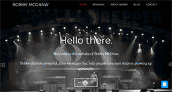 Desktop Screenshot of bobbymcgraw.com